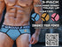 Anthony Quintana Men’s Boxer Briefs 3 Pack – Soft Microfiber Underwear AQ4785 | Calzoncillos Tipo Boxer para Hombre 3 Pack – Ropa Interior Suave de Microfibra AQ4785